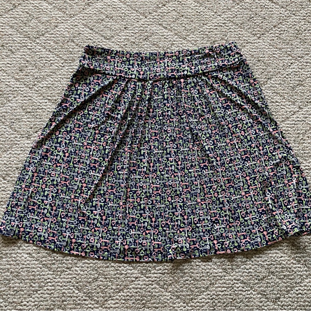 5/$15 George Stretchy Black & Key Print Skirt XL (16/18) BUNDLE ONLY